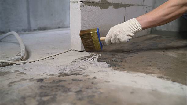 SJ Waterproofing Pros Waterproofing coverage map for New Vienna, OH and surrounding area